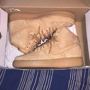 Wheat Air Force 1's (high)