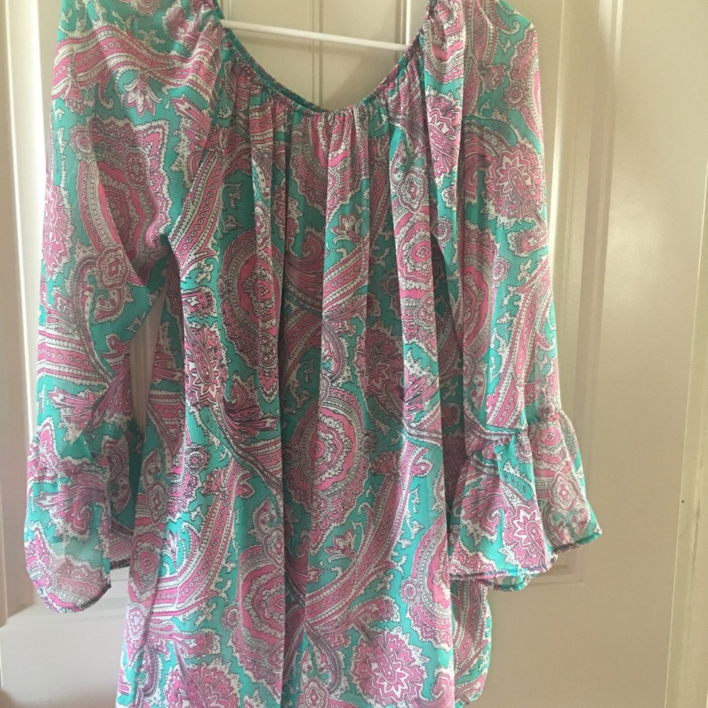 Colorful boutique blouse
