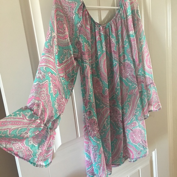 Colorful boutique blouse - Picture 2 of 2