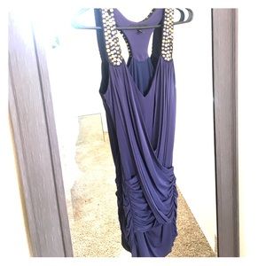 BCBG MaxAzria sequin racerback dress