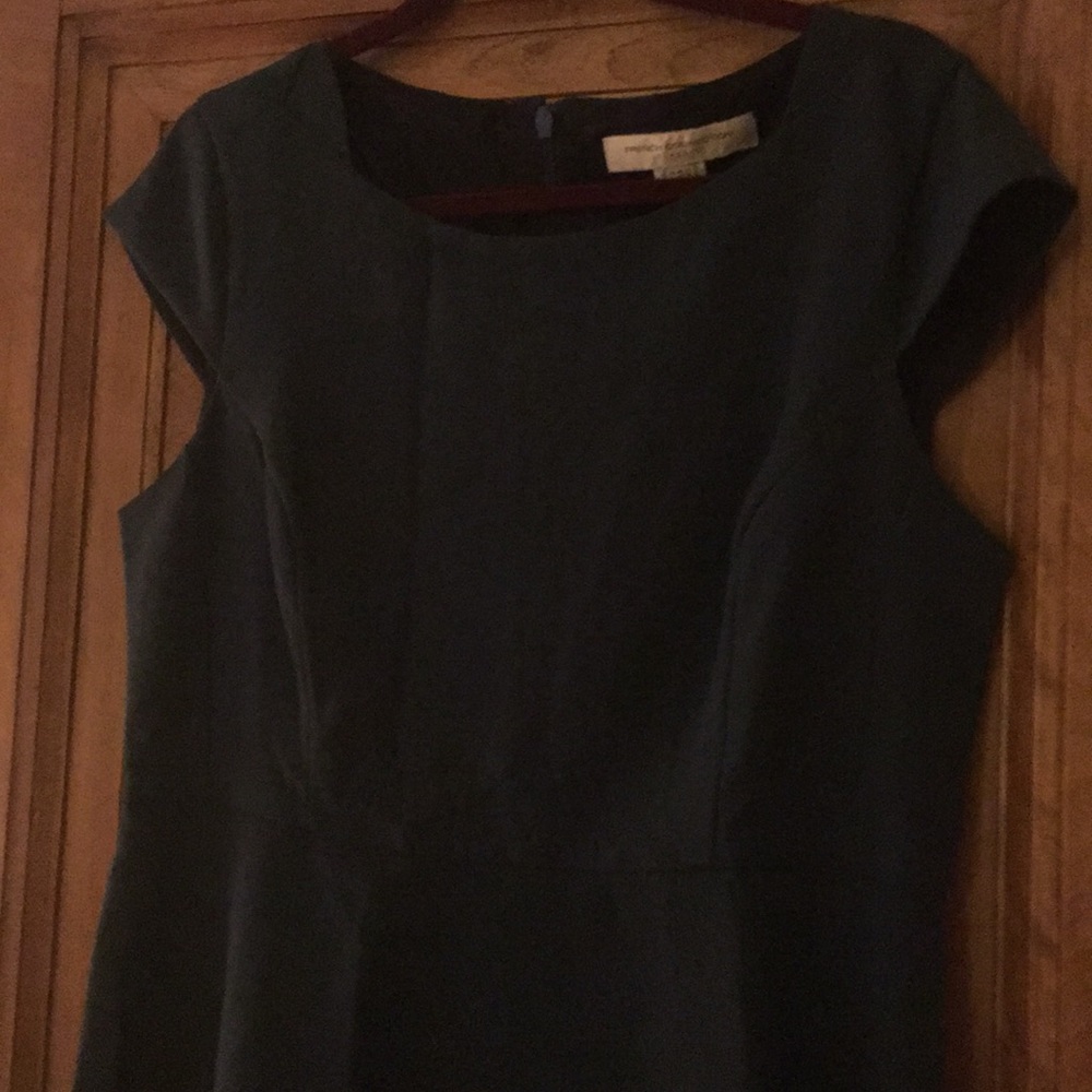 French connection dark green suiting style dress