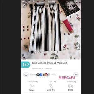 Forever 21 maxi skirt