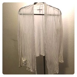 White cardigan- long