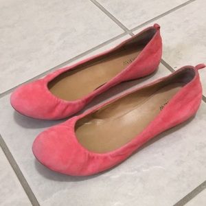 J Crew suede ballet flats