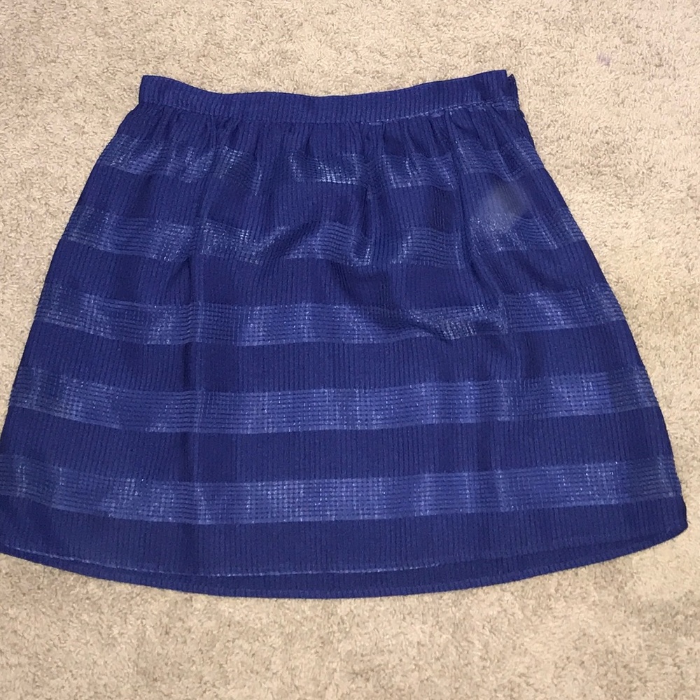 Blue skirt