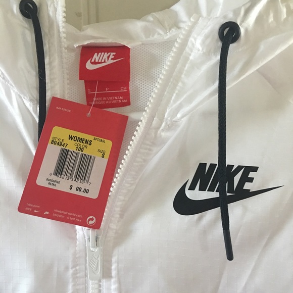 ••SOLD•• Nike white/black wind runner - Picture 2 of 3