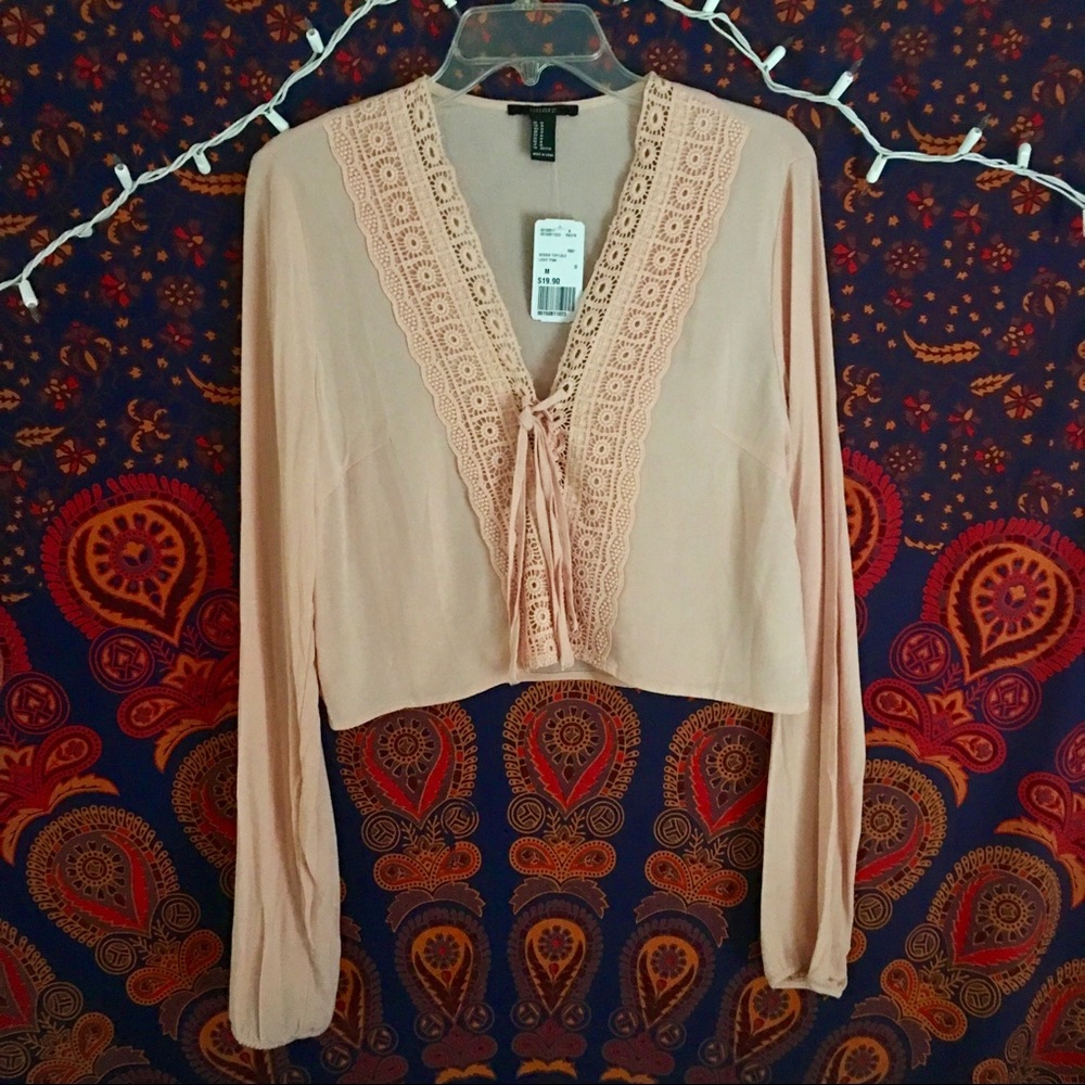 Light Pink Woven Top