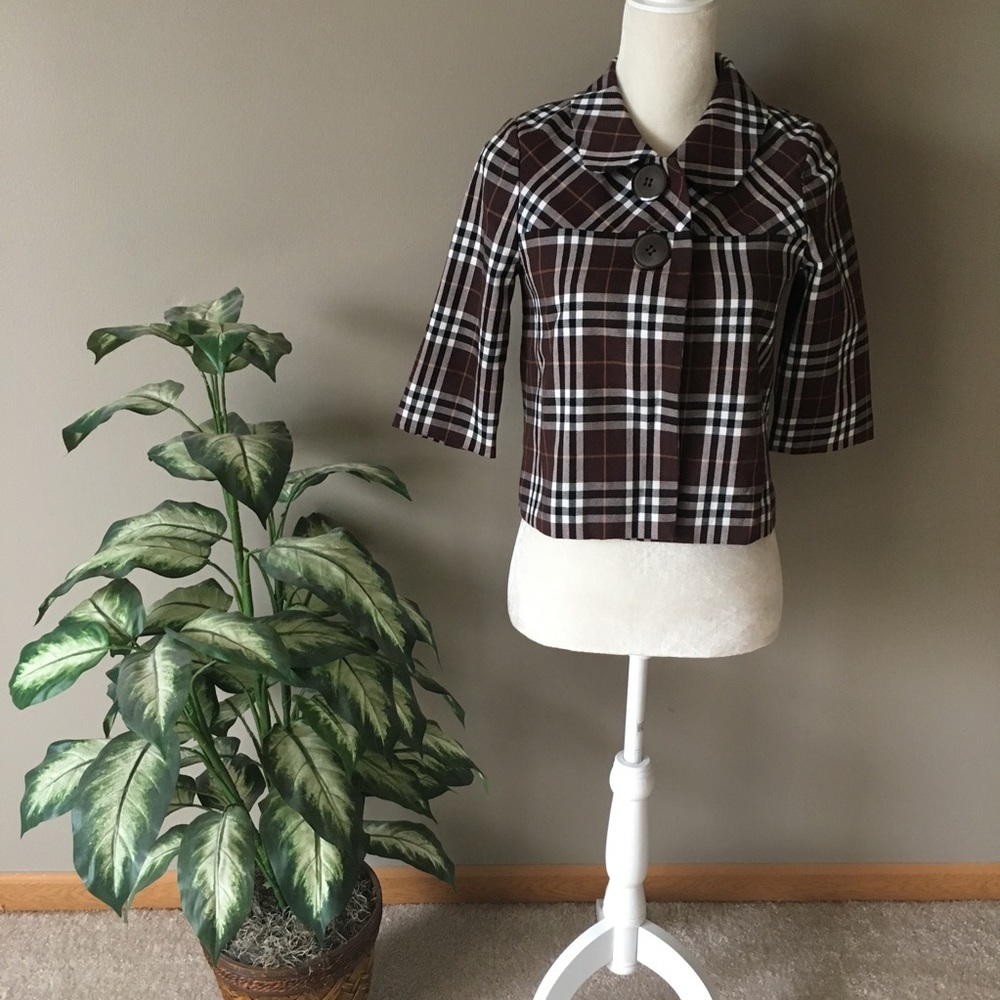 Adorable Checkered Jacket