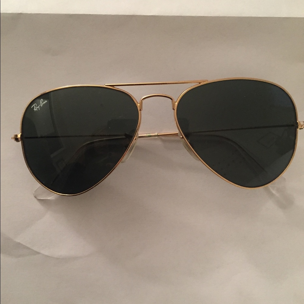 Rayban original authentic aviators gold frame