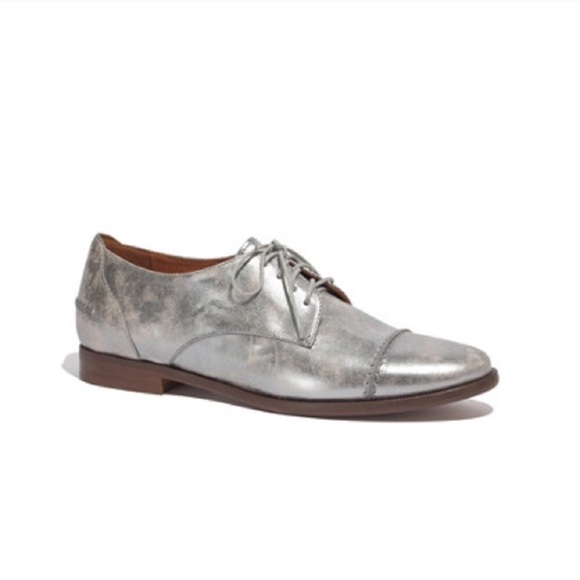 Madewell Shoes - Madewell Serge Oxfords in Silver