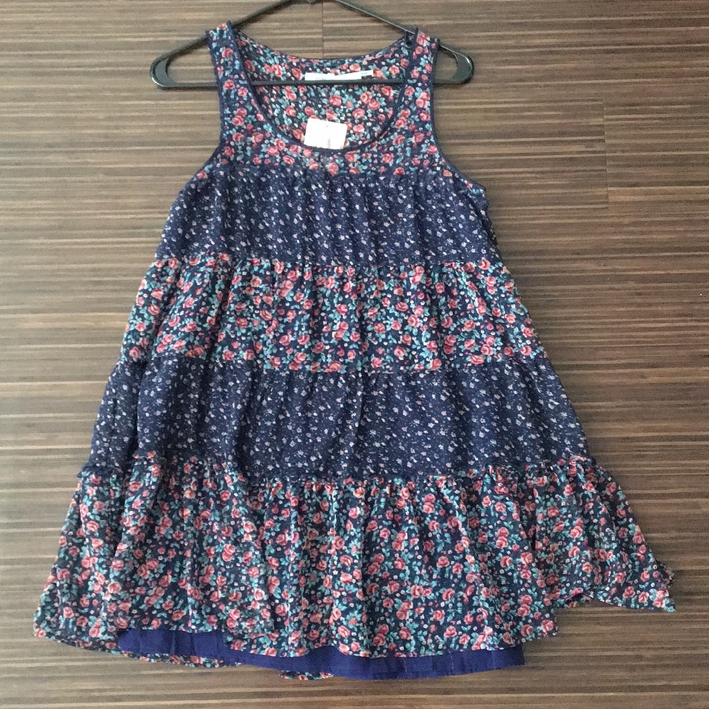 Printed babydoll dress