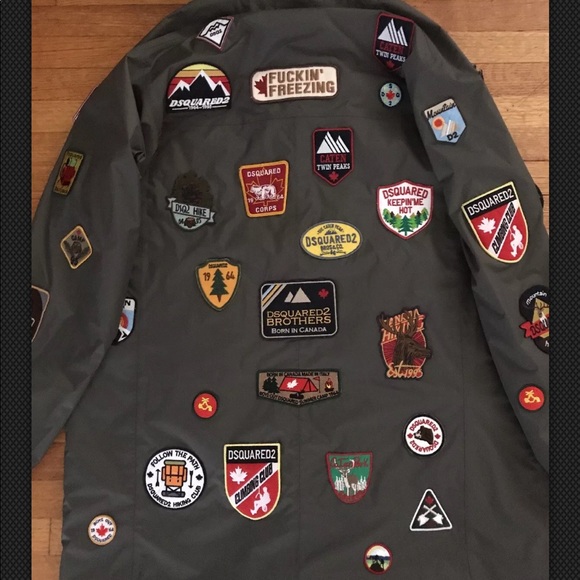 Dsquared2 Limited K-Way Fall 2017 Anorak w/patches - Picture 4 of 8