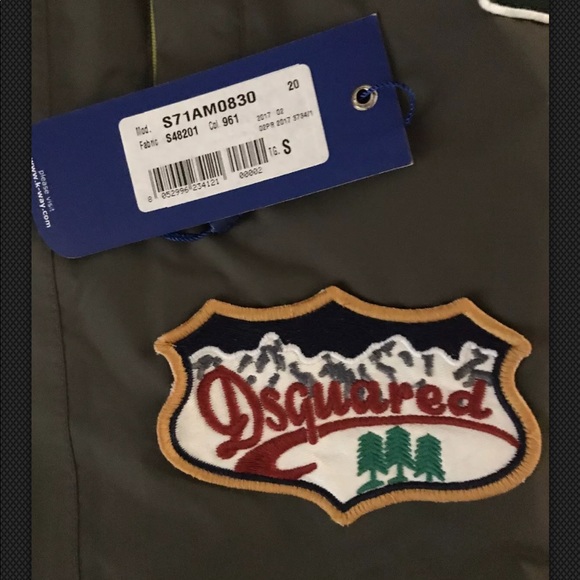 Dsquared2 Limited K-Way Fall 2017 Anorak w/patches - Picture 5 of 8