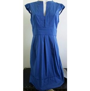 BCBG MAX AZRIA Blue Mini Length Dress Size Medium
