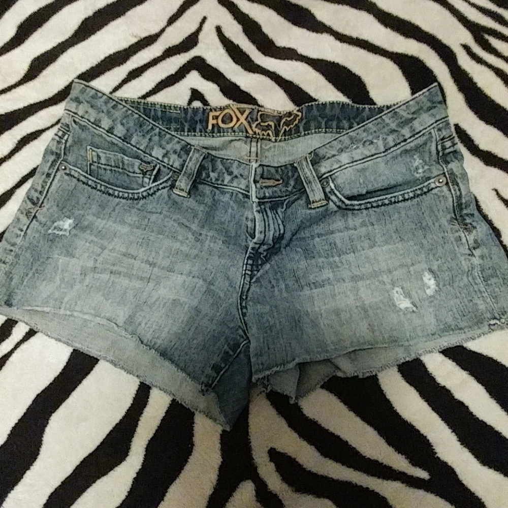 Fox daisy dukes short jean shorts,