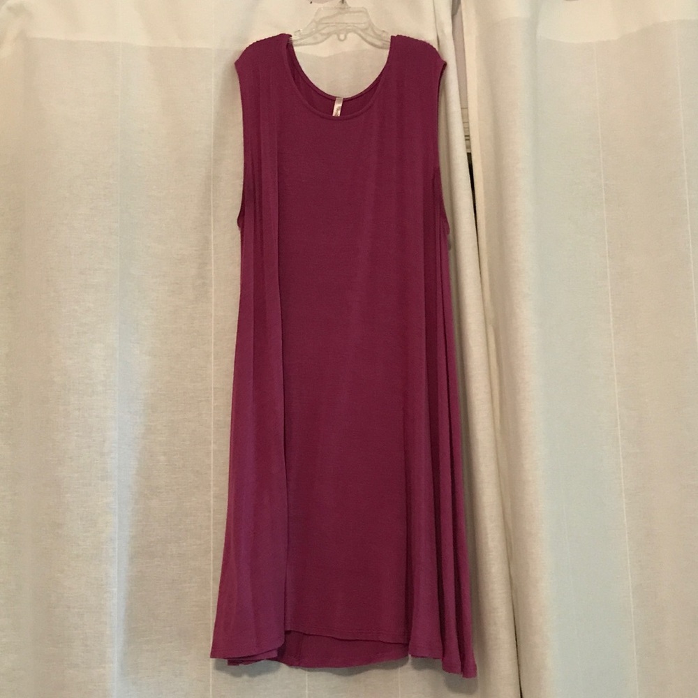 Fuchsia mini dress