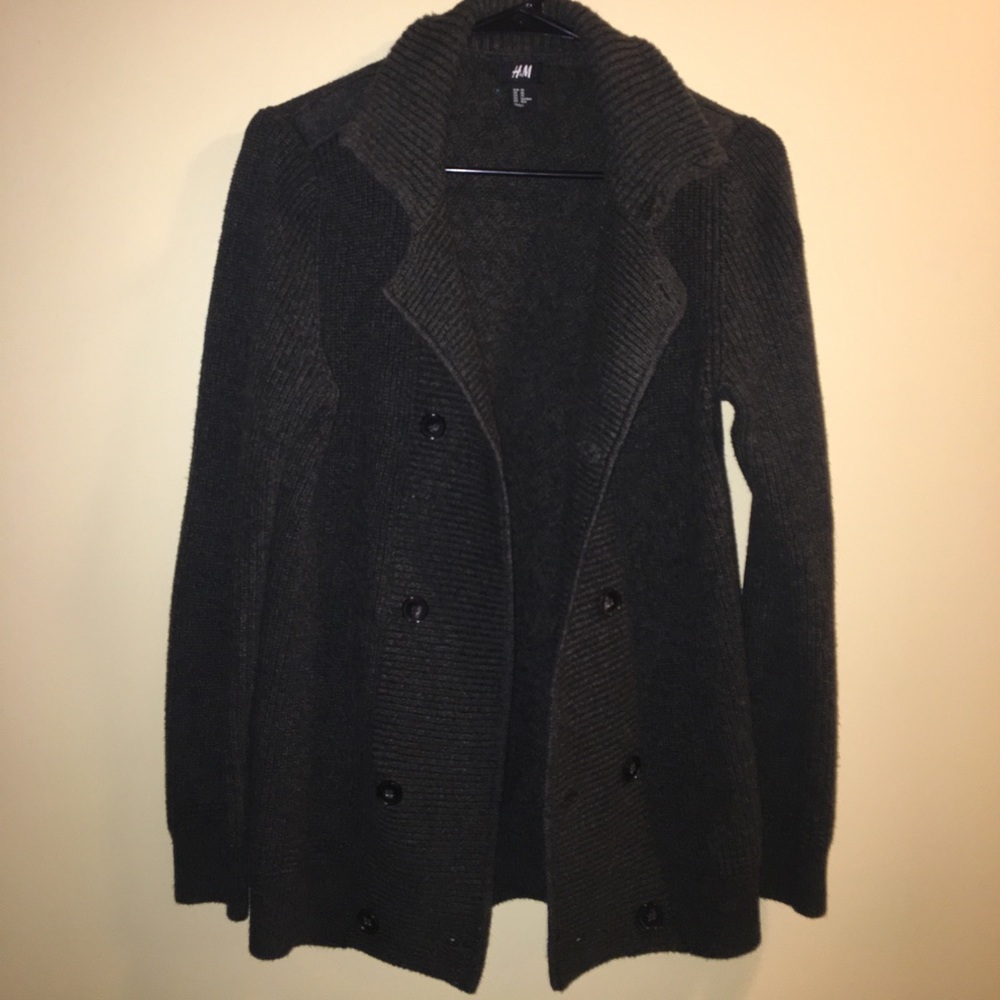 ✨ EXPRESS HEAVY BUTTON UP SWEATER - Size XS ✨