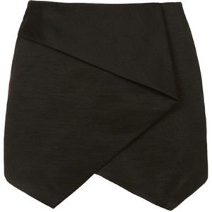 Topshop Wrap Ottoman Skort