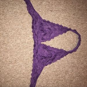 Purple Lace Free People Halterneck Bralette