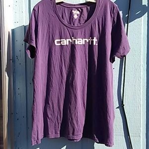 Purple shirt sleeved Carhartt s/s top