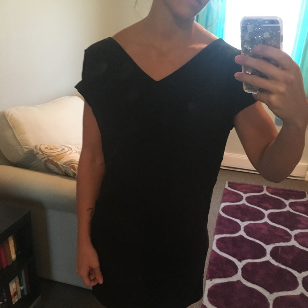Cynthia Rowley 100% Black Silk Dress - Size 4