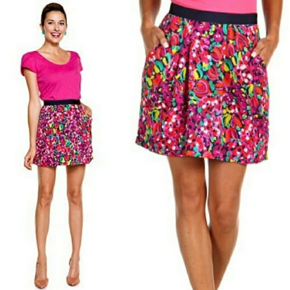 REDUCED!Lilly Pulitzer Clover Skirt Wild Confetti
