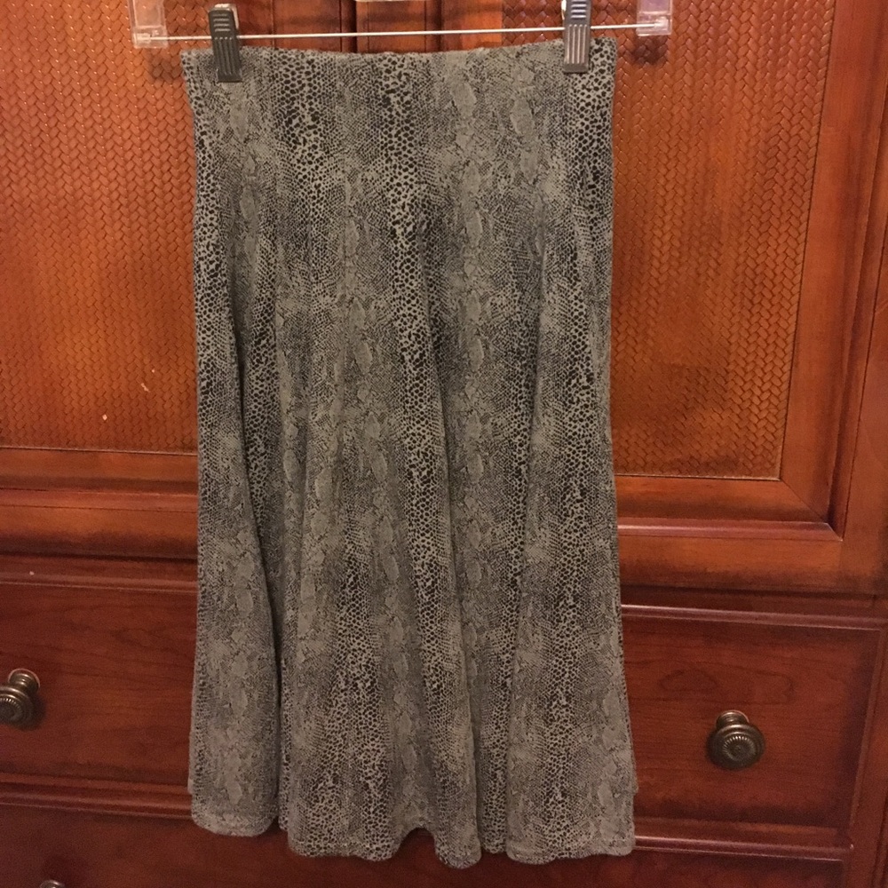 Hardtail leopard print skirt