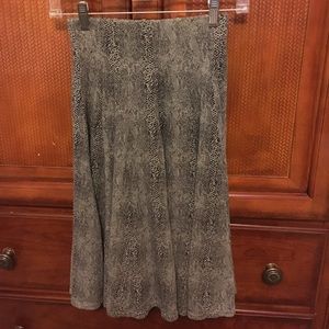 Hardtail leopard print skirt