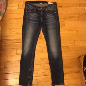 Rag and Bone Zipper Capri