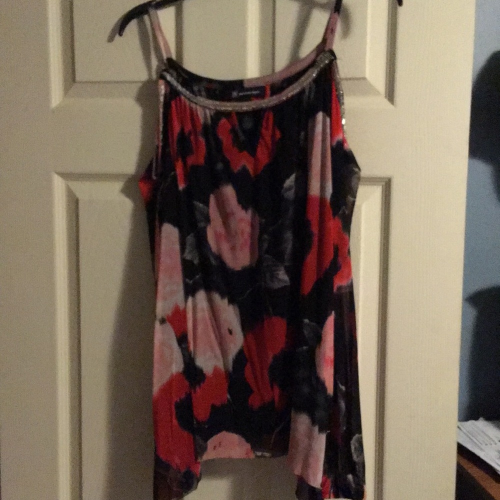 INC cold shoulder top