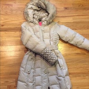 Womens Betsy Johnson XS puffer coat jacket
