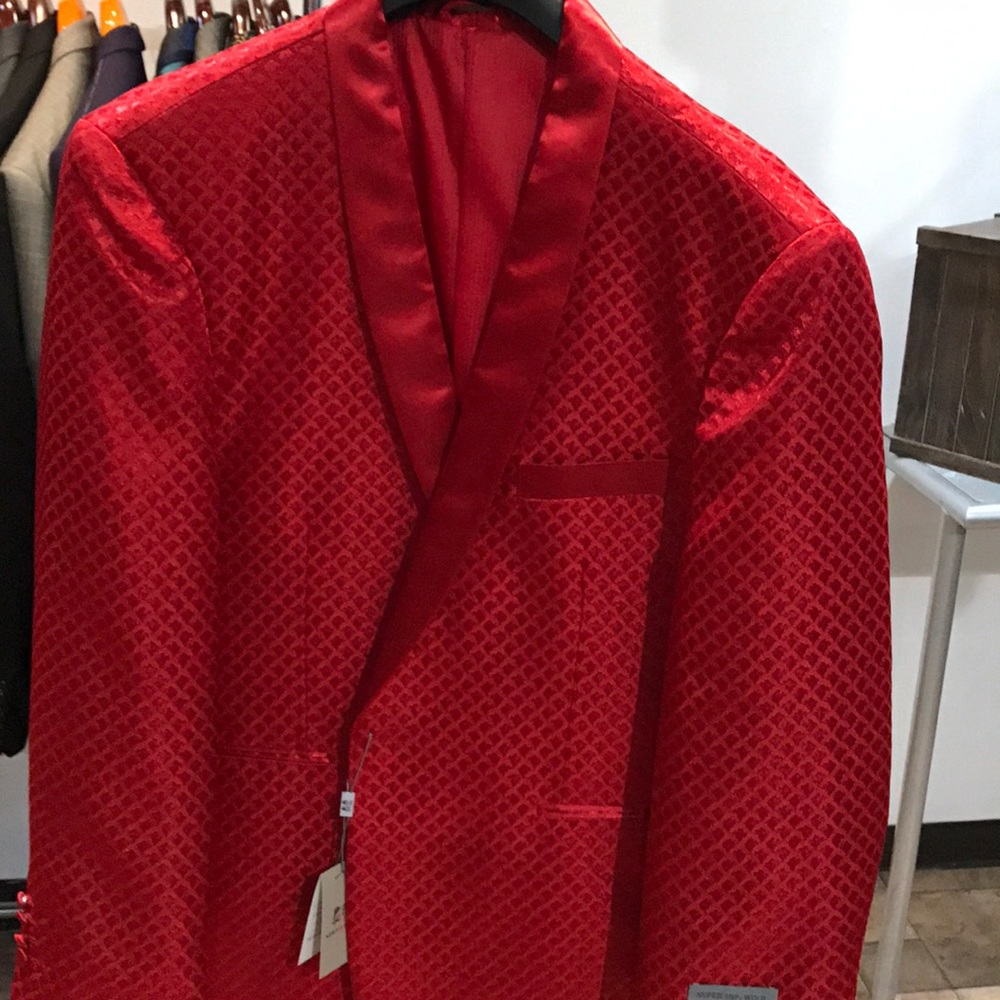 Men's Red Blazer New with Tags