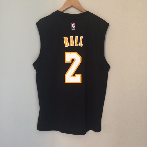 Los Angeles Lakers 2017 Lonzo Ball Jersey Adidas - Picture 2 of 8
