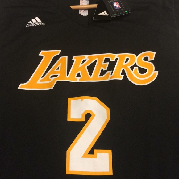 Los Angeles Lakers 2017 Lonzo Ball Jersey Adidas - Picture 7 of 8