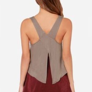 New Never worn Lucy Love Open Back Zen Tank