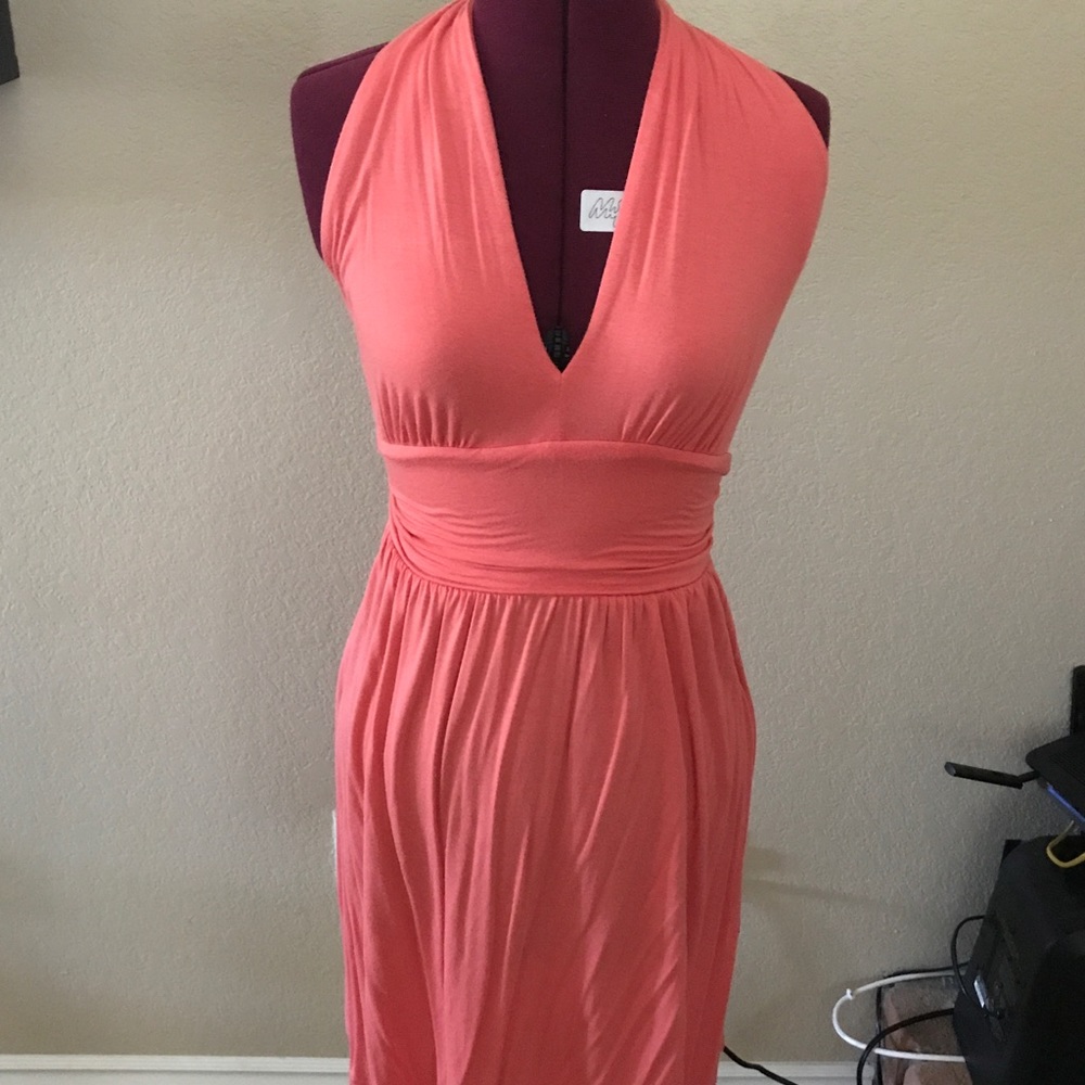 Coral dress