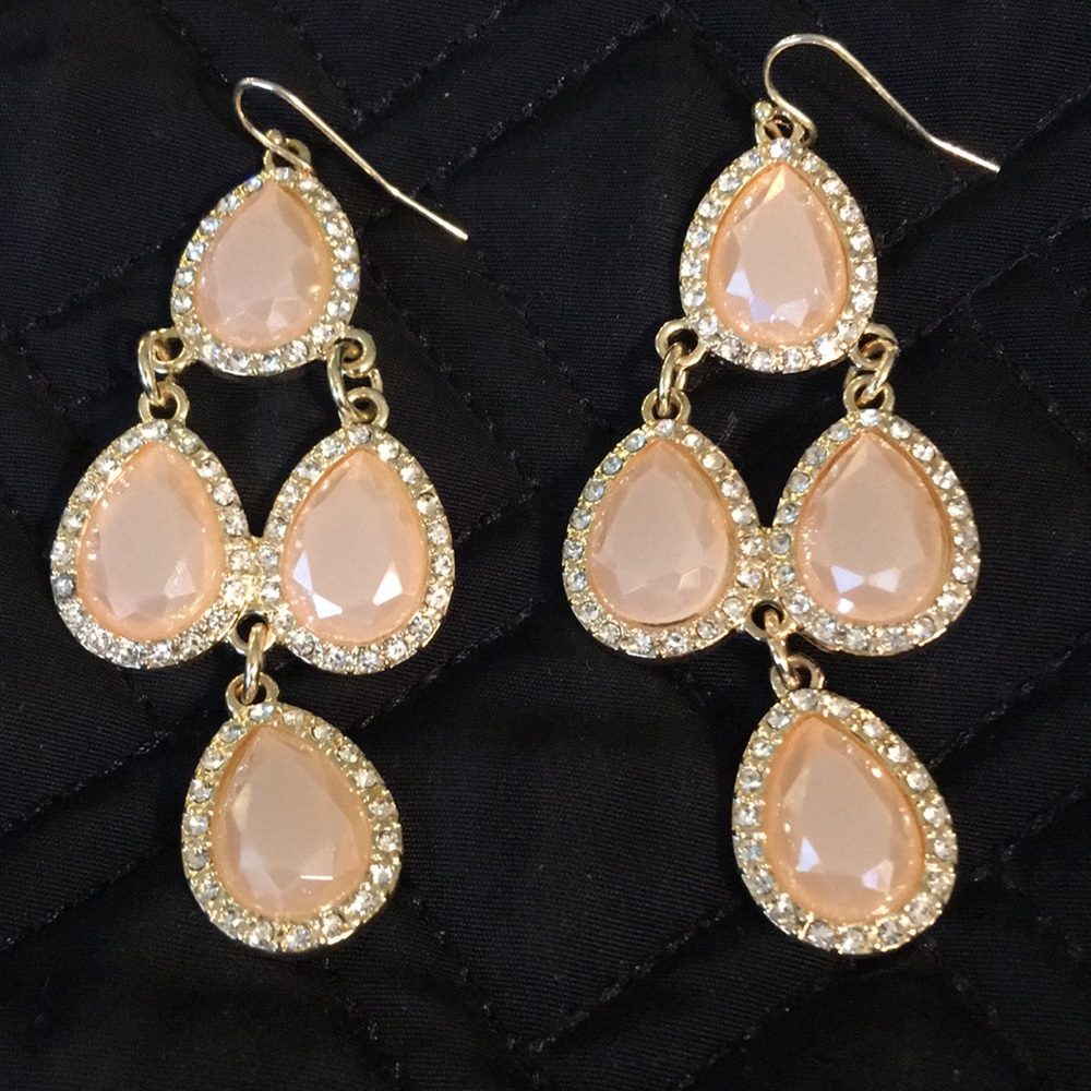 International Concepts INC Pink Teardrop Earring