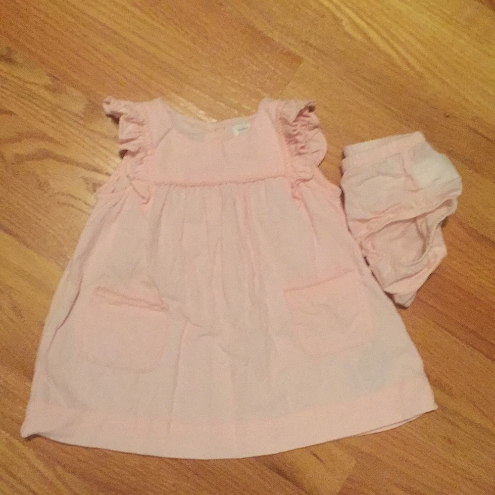 Baby Gap Corduroy Flutter Sleeve Dress