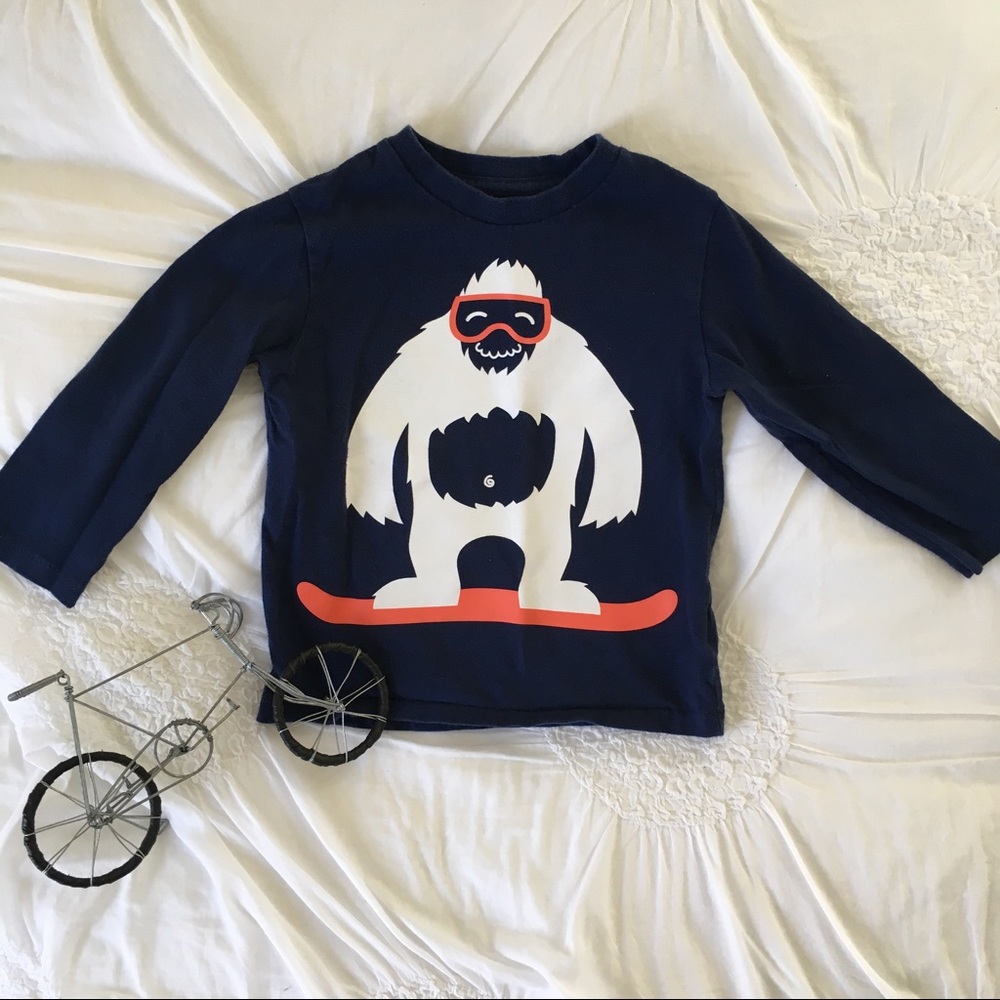 Gap Toddler Yeti Long- Sleeve T-Shirt (18-24 Mos)