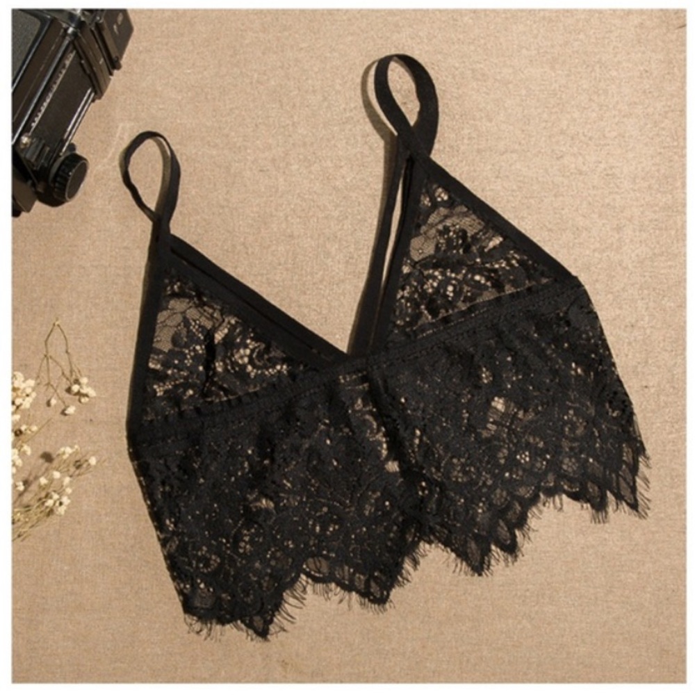 Lace bra top