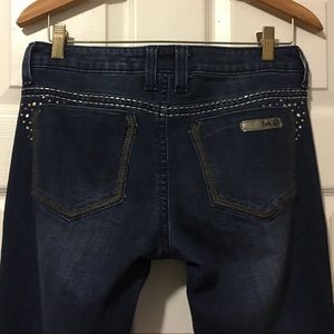 Rock 47 embellished bootcut jeans 28x32