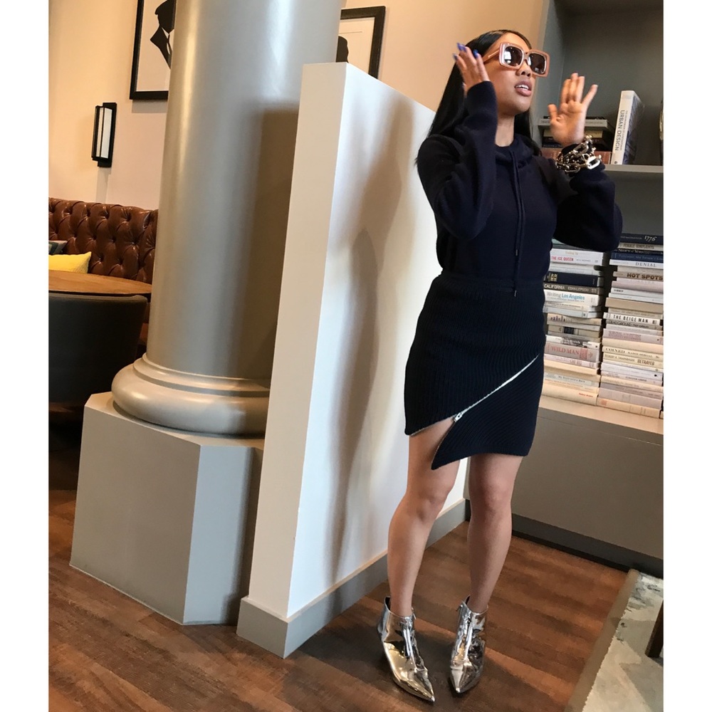 🚨Brand New🚨 Alexander Wang Knit Zipper Skirt