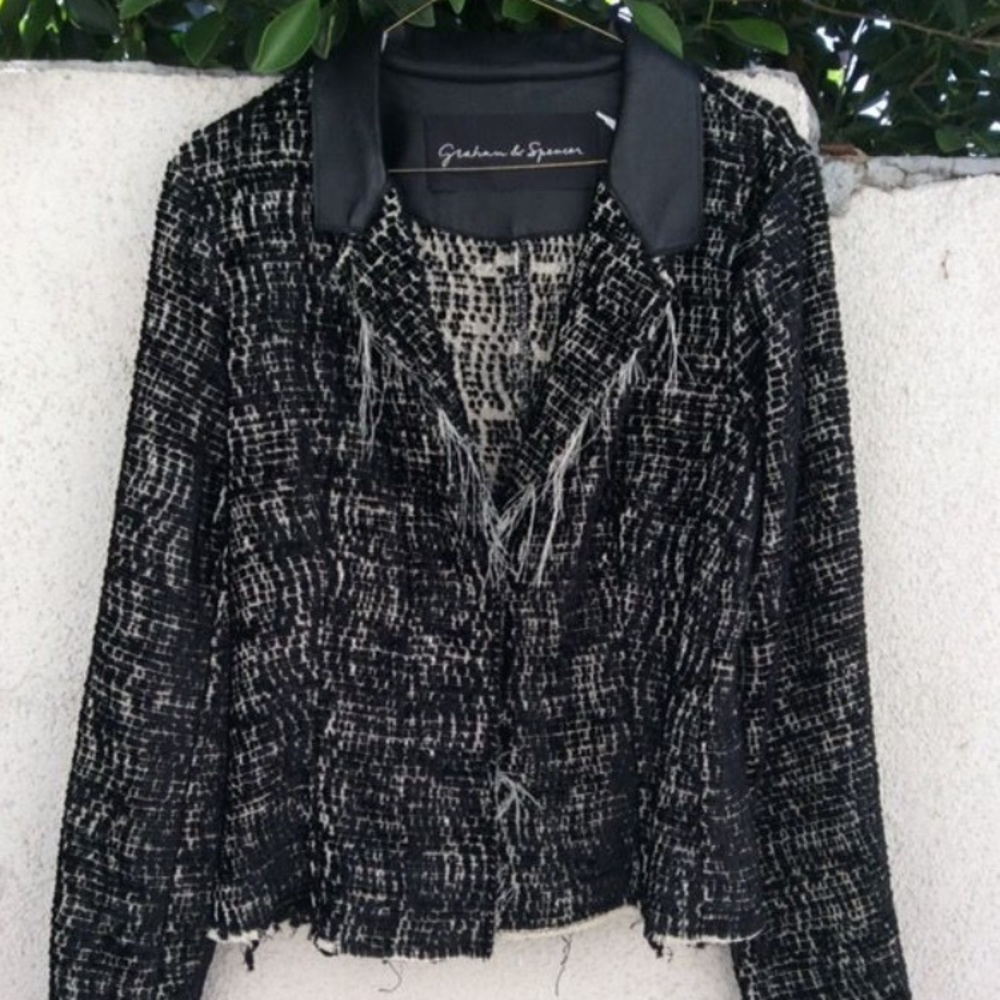Graham and Spencer Designer ruffled jacket