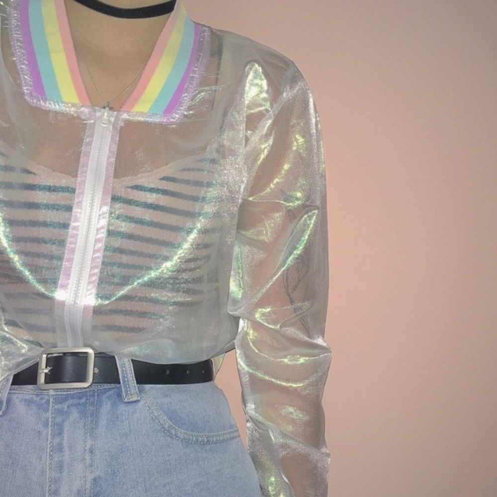 Transparent sweater