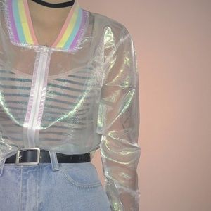 Transparent sweater