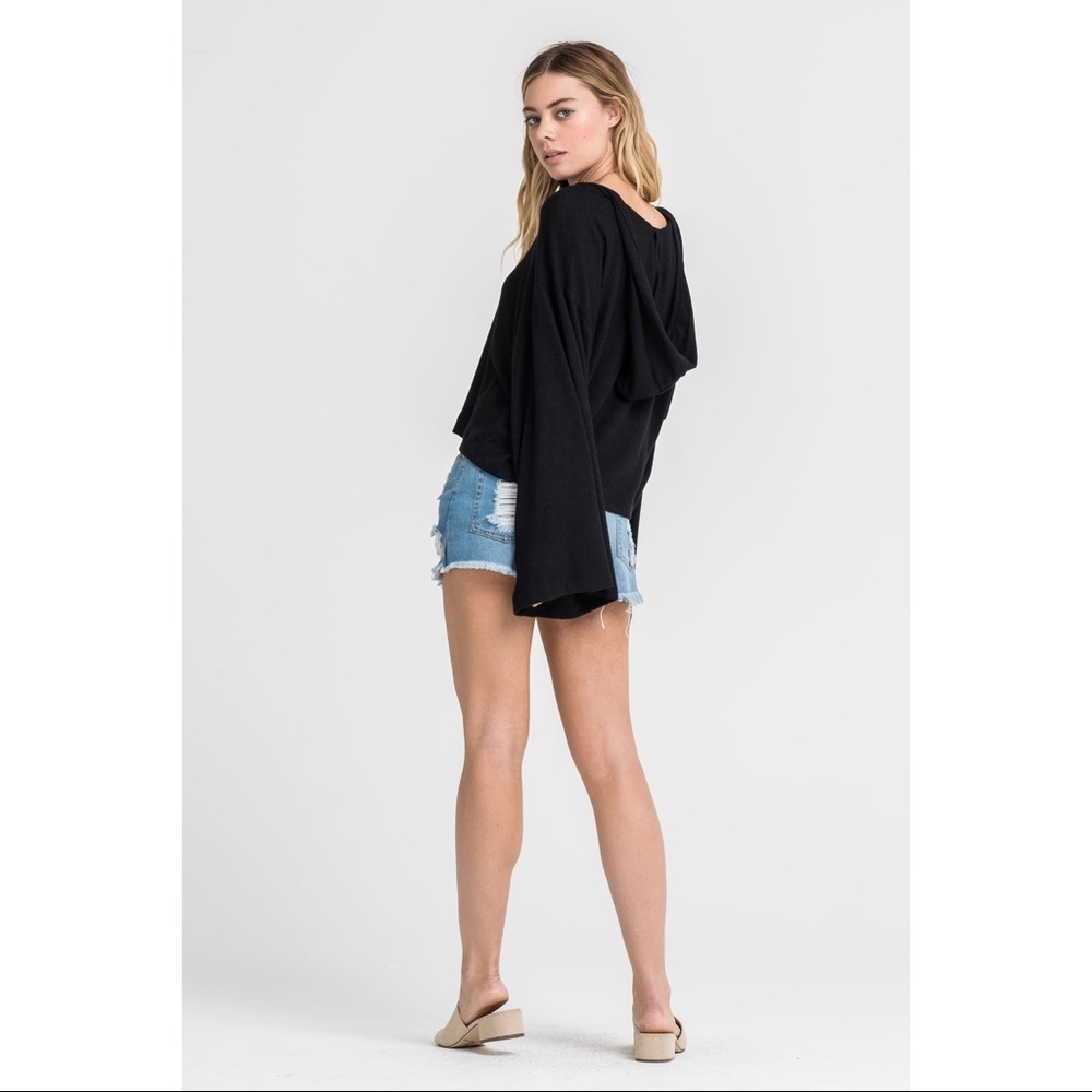 >>PERSONAL ITEM<< Avery Longsleeve Hoodie Knit Top - Picture 3 of 4