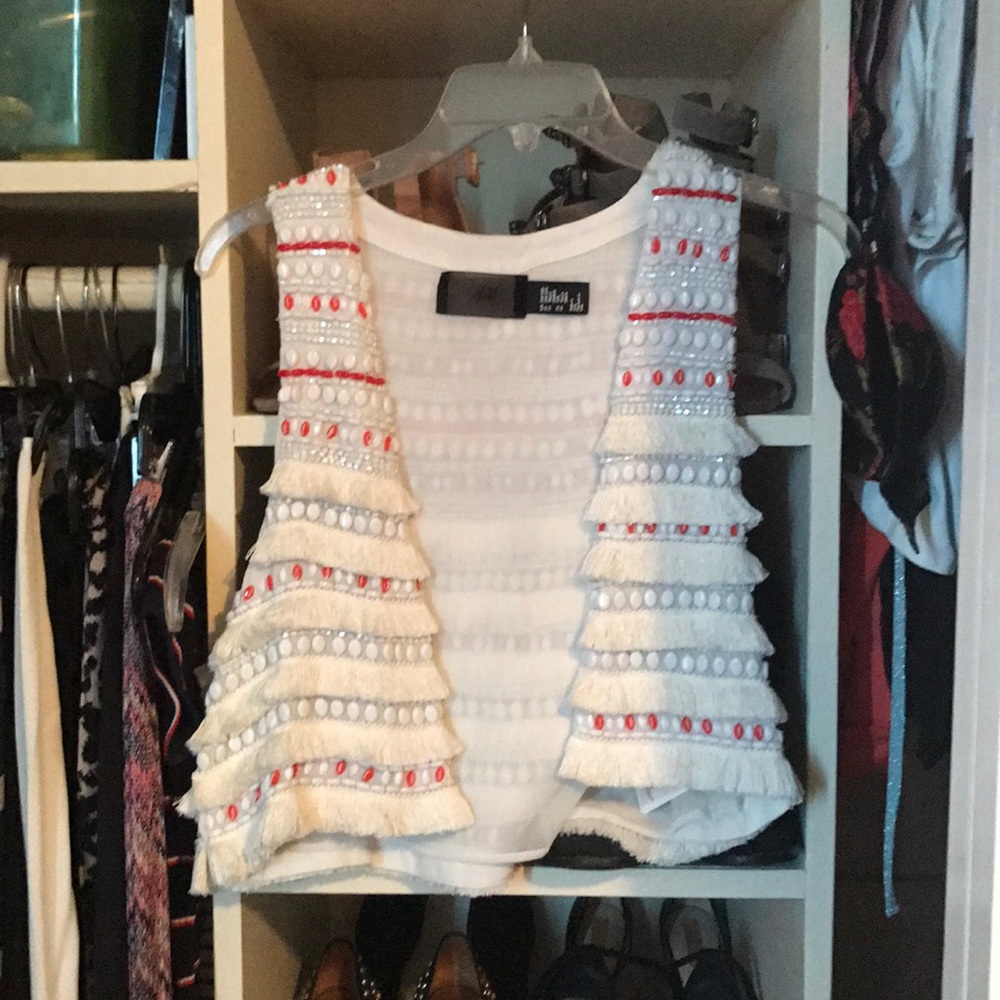 H&M beaded Vest