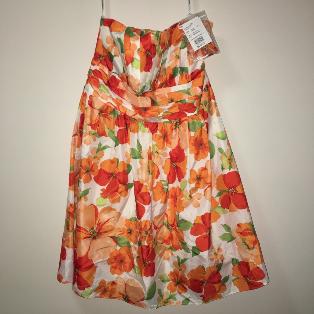 David's Bridal Floral Dress NWT