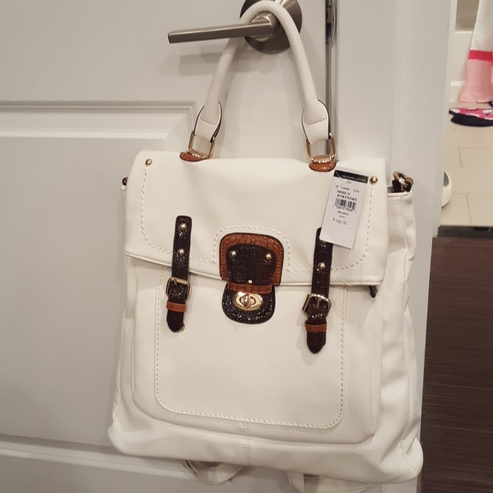 Wilson Leather Briefcase backpack purse