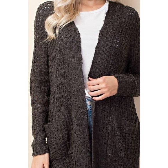 >>LAST<< Camille Waffle Knit Cardigan - Picture 2 of 5